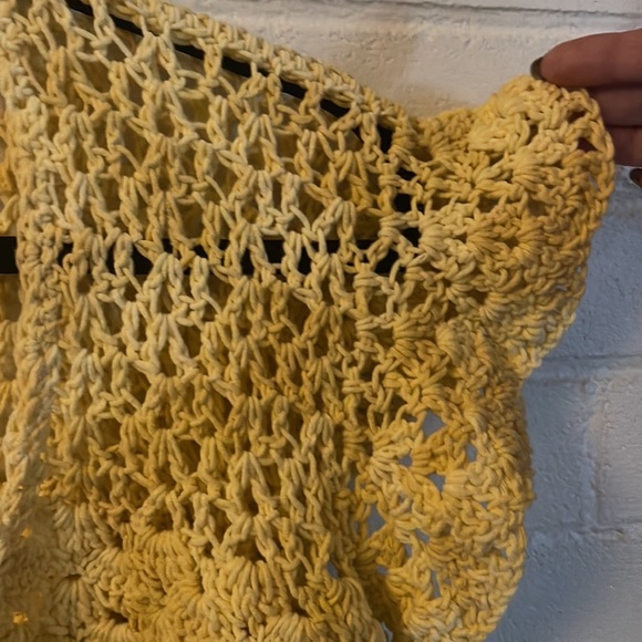 NWT Hand Crafted Crochet Boxy Top (M) - Picture 9 of 9